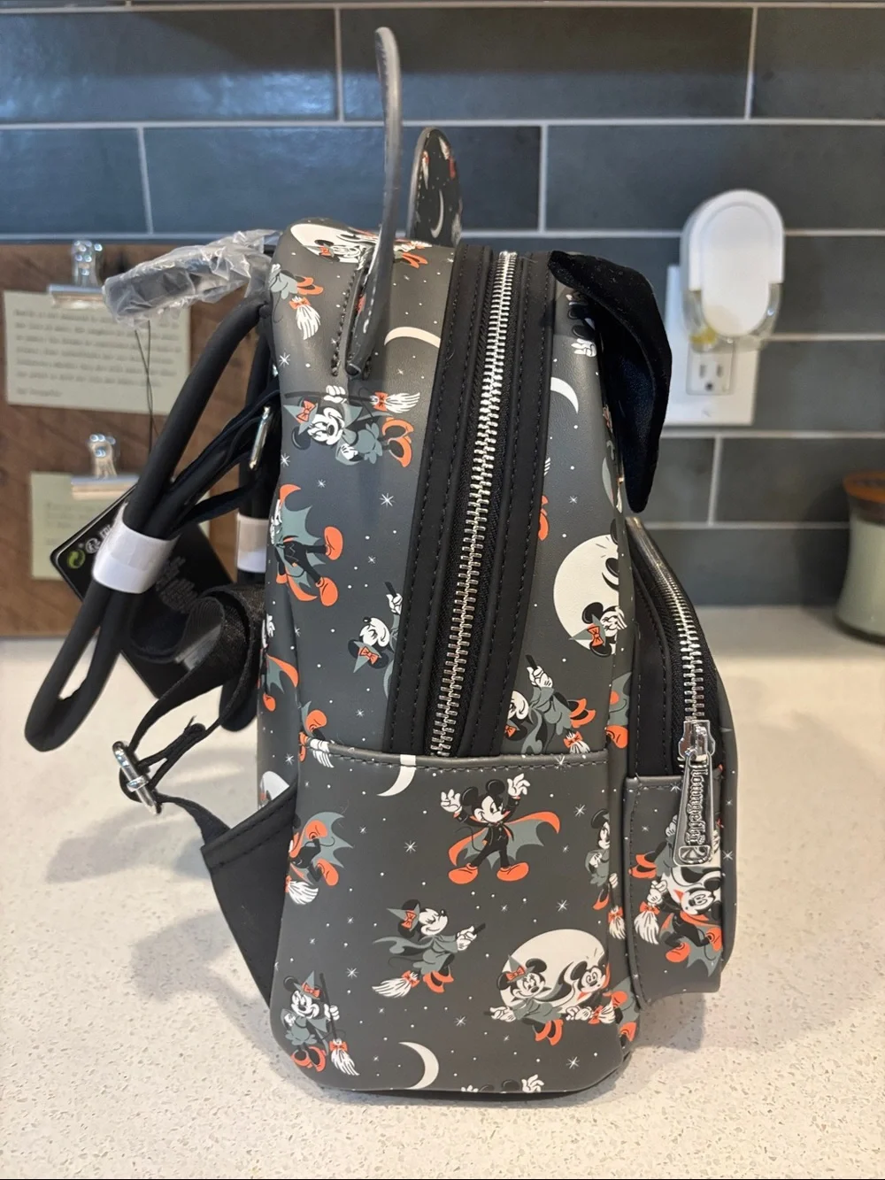 Loungefly Minnie & Mickey Halloween Vampire Mini Backpack NWT